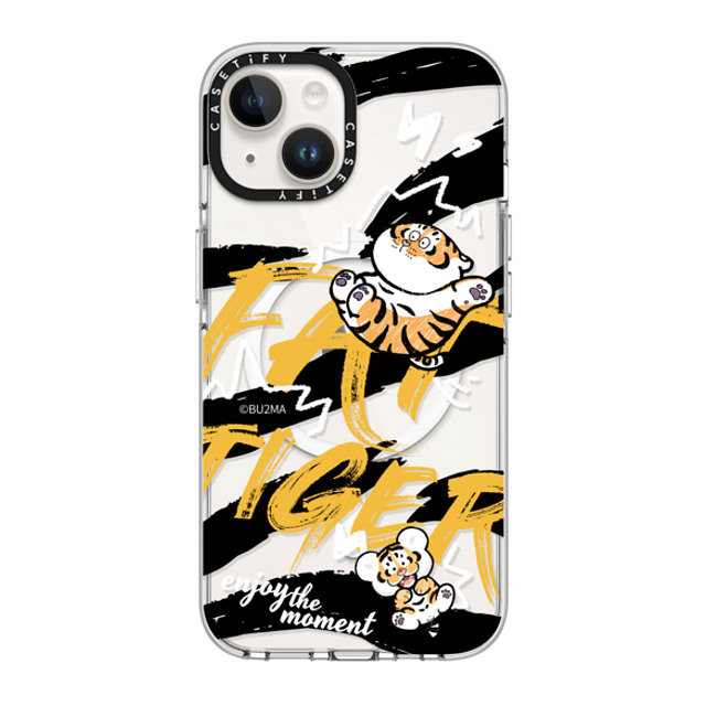 Bu2Ma x CASETiFY iPhone 14 ケース クリア クリア ケース MagSafe対応 Enjoy The Moment BY BU2MA