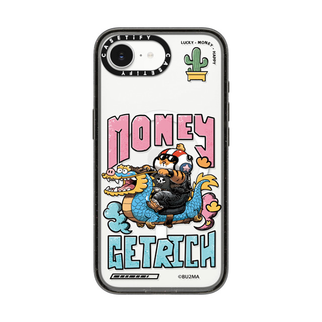 Bu2Ma x CASETiFY iPhone 16e Case Dragon,Tiger Black Impact Case MagSafe Compatible MONEY GET RICH BY BU2MA Back to School Bu2Ma x CASETiFY iPhone 16e Case Dragon,Tiger Black Impact Case MagSafe Compatible MONEY GET RICH BY BU2MA Back to School
