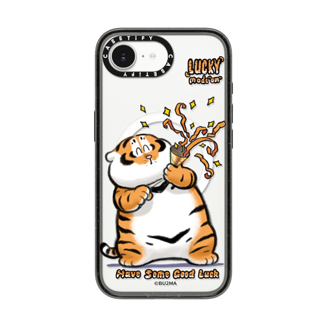 Bu2Ma x CASETiFY iPhone 16e ケース ブラック インパクトケース MagSafe対応 Lucky mode on Back to School Bu2Ma x CASETiFY iPhone 16e ケース ブラック インパクトケース MagSafe対応 Lucky mode on Back to School