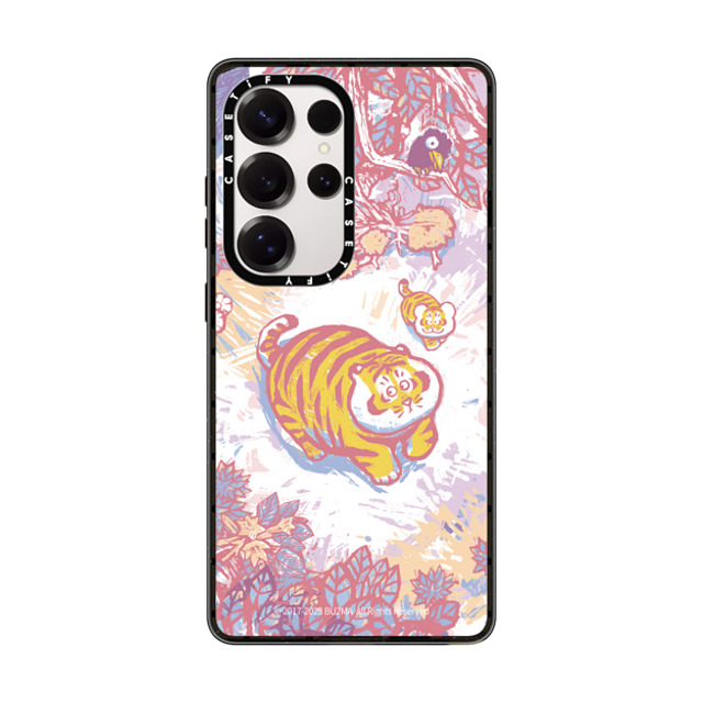 Bu2Ma x CASETiFY Galaxy S25 Ultra ケース Tiger,Animal ブラック マグネット式 インパクトケース A Walk In The Forest BY BU2MA Back to School Bu2Ma x CASETiFY Galaxy S25 Ultra ケース Tiger,Animal ブラック マグネット式 インパクトケース A Walk In The Forest BY BU2MA Back to School
