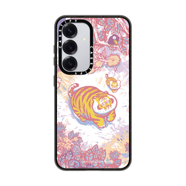 Bu2Ma x CASETiFY Galaxy S25 ケース Tiger,Animal ブラック マグネット式 インパクトケース A Walk In The Forest BY BU2MA Back to School Bu2Ma x CASETiFY Galaxy S25 ケース Tiger,Animal ブラック マグネット式 インパクトケース A Walk In The Forest BY BU2MA Back to School