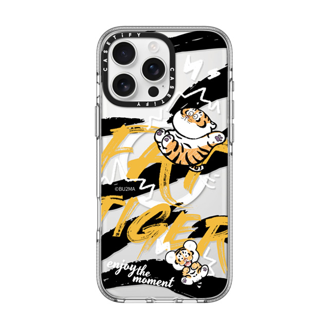 Bu2Ma x CASETiFY iPhone 16 Pro Max ケース クリア クリア ケース MagSafe対応 Enjoy The Moment BY BU2MA