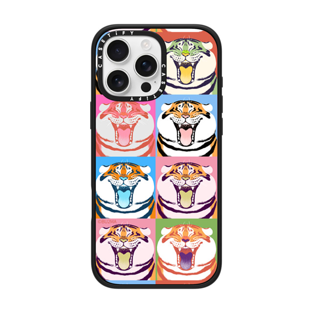 Bu2Ma x CASETiFY iPhone 16 Pro Max ケース Tiger,Animal マットブラック インパクトケース MagSafe対応 Flavor Alexander The Fat Tiger BY BU2MA Father's Day Bu2Ma x CASETiFY iPhone 16 Pro Max ケース Tiger,Animal マットブラック インパクトケース MagSafe対応 Flavor Alexander The Fat Tiger BY BU2MA Father's Day