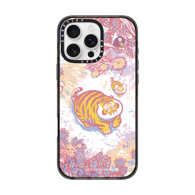 Bu2Ma x CASETiFY iPhone 16 Pro Max ケース Tiger,Animal ブラック インパクトケース MagSafe対応 A Walk In The Forest BY BU2MA Back to School Bu2Ma x CASETiFY iPhone 16 Pro Max ケース Tiger,Animal ブラック インパクトケース MagSafe対応 A Walk In The Forest BY BU2MA Back to School