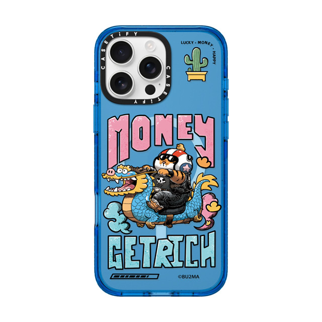 Bu2Ma x CASETiFY iPhone 16 Pro Max Case スカイブルー Impact Case MagSafe Compatible MONEY GET RICH BY BU2MA Bu2Ma x CASETiFY iPhone 16 Pro Max Case スカイブルー Impact Case MagSafe Compatible MONEY GET RICH BY BU2MA