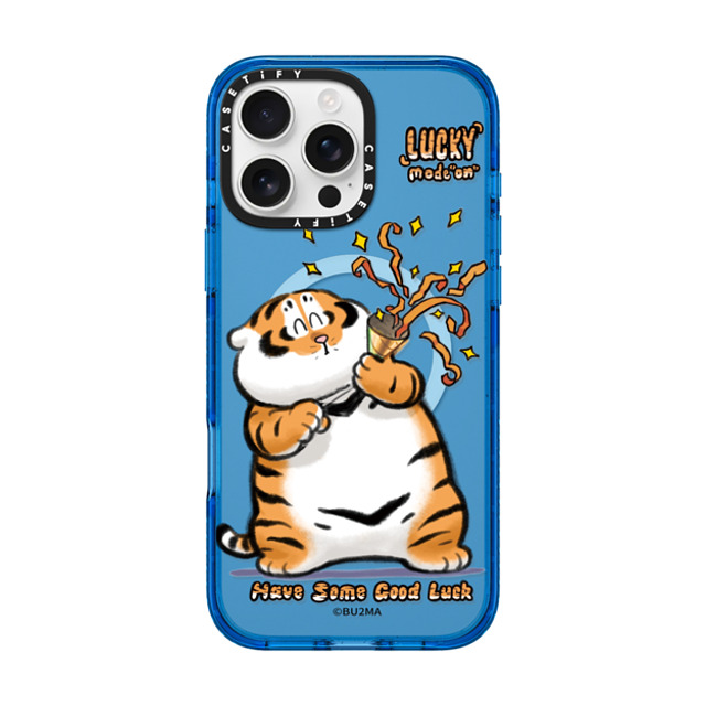 Bu2Ma x CASETiFY iPhone 16 Pro Max Case スカイブルー Impact Case MagSafe Compatible Lucky mode on Bu2Ma x CASETiFY iPhone 16 Pro Max Case スカイブルー Impact Case MagSafe Compatible Lucky mode on
