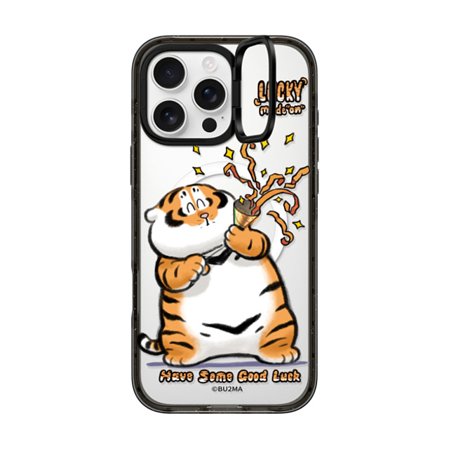 Bu2Ma x CASETiFY iPhone 16 Pro Max Case Black インパクトリングスタンドケース MagSafe対応 Lucky mode on Father's Day Bu2Ma x CASETiFY iPhone 16 Pro Max Case Black インパクトリングスタンドケース MagSafe対応 Lucky mode on Father's Day