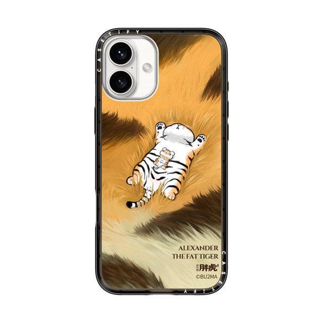 Bu2Ma x CASETiFY iPhone 16 Plus Case Tiger,Animal Black インパクトライトケース Father And Son Afternoon Nap BY BU2MA Back to School Bu2Ma x CASETiFY iPhone 16 Plus Case Tiger,Animal Black インパクトライトケース Father And Son Afternoon Nap BY BU2MA Back to School