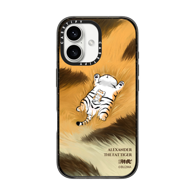 Bu2Ma x CASETiFY iPhone 16 ケース ブラック インパクトケース MagSafe対応 Father And Son Afternoon Nap BY BU2MA