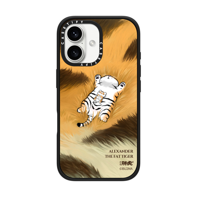 Bu2Ma x CASETiFY iPhone 16 ケース マットブラック インパクトケース MagSafe対応 Father And Son Afternoon Nap BY BU2MA