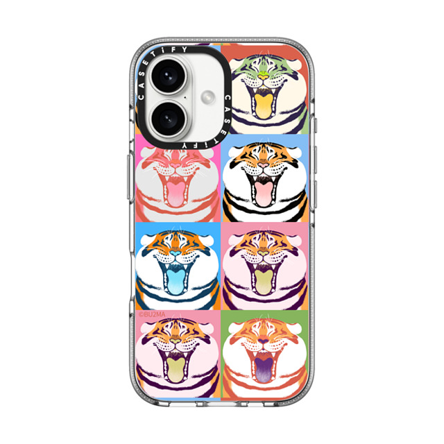 Bu2Ma x CASETiFY iPhone 16 ケース Tiger,Animal クリア クリア ケース MagSafe対応 Flavor Alexander The Fat Tiger BY BU2MA Father's Day Bu2Ma x CASETiFY iPhone 16 ケース Tiger,Animal クリア クリア ケース MagSafe対応 Flavor Alexander The Fat Tiger BY BU2MA Father's Day