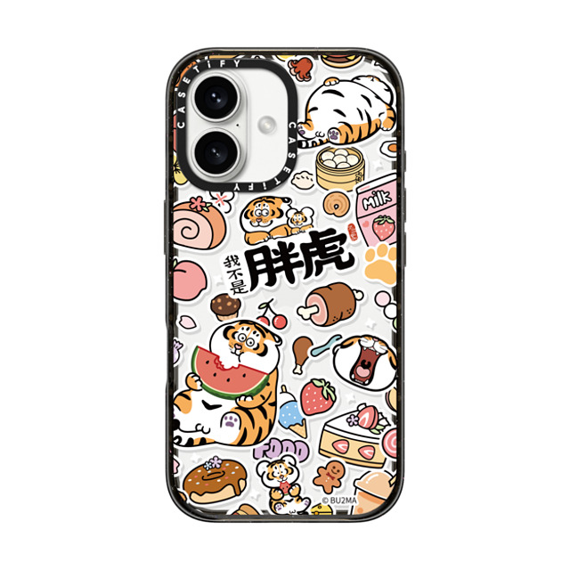 Bu2Ma x CASETiFY iPhone 16 Case Black インパクトケース Stuffing Up Mother's Day Bu2Ma x CASETiFY iPhone 16 Case Black インパクトケース Stuffing Up Mother's Day