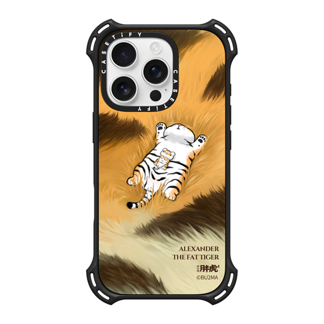 Bu2Ma x CASETiFY iPhone 16 Pro ケース マットブラック バウンスケース Father And Son Afternoon Nap BY BU2MA