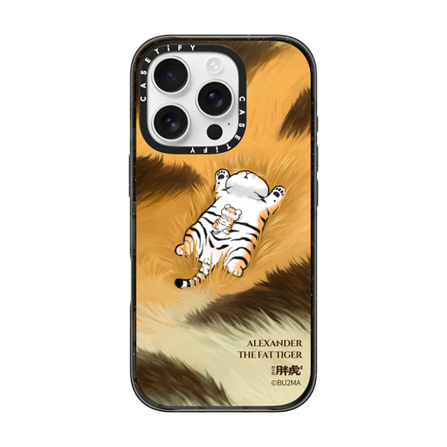 Bu2Ma x CASETiFY iPhone 16 Pro ケース ブラック インパクトケース Father And Son Afternoon Nap BY BU2MA