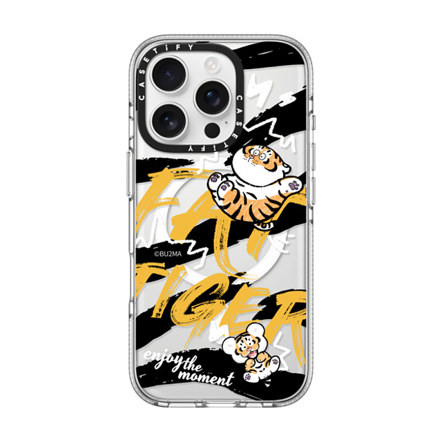 Bu2Ma x CASETiFY iPhone 16 Pro ケース クリア クリア ケース MagSafe対応 Enjoy The Moment BY BU2MA