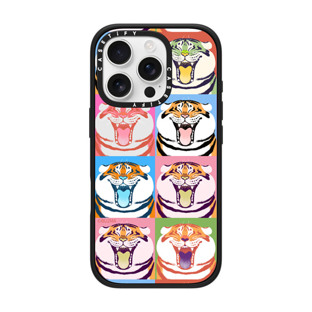 Bu2Ma x CASETiFY iPhone 16 Pro ケース Tiger,Animal マットブラック インパクトケース MagSafe対応 Flavor Alexander The Fat Tiger BY BU2MA Father's Day Bu2Ma x CASETiFY iPhone 16 Pro ケース Tiger,Animal マットブラック インパクトケース MagSafe対応 Flavor Alexander The Fat Tiger BY BU2MA Father's Day