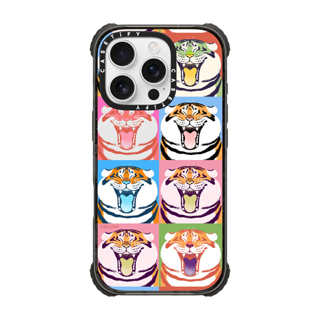 Bu2Ma x CASETiFY iPhone 16 Pro ケース Tiger,Animal ブラック ウルトラ インパクトケース MagSafe 対応 Flavor Alexander The Fat Tiger BY BU2MA Father's Day Bu2Ma x CASETiFY iPhone 16 Pro ケース Tiger,Animal ブラック ウルトラ インパクトケース MagSafe 対応 Flavor Alexander The Fat Tiger BY BU2MA Father's Day