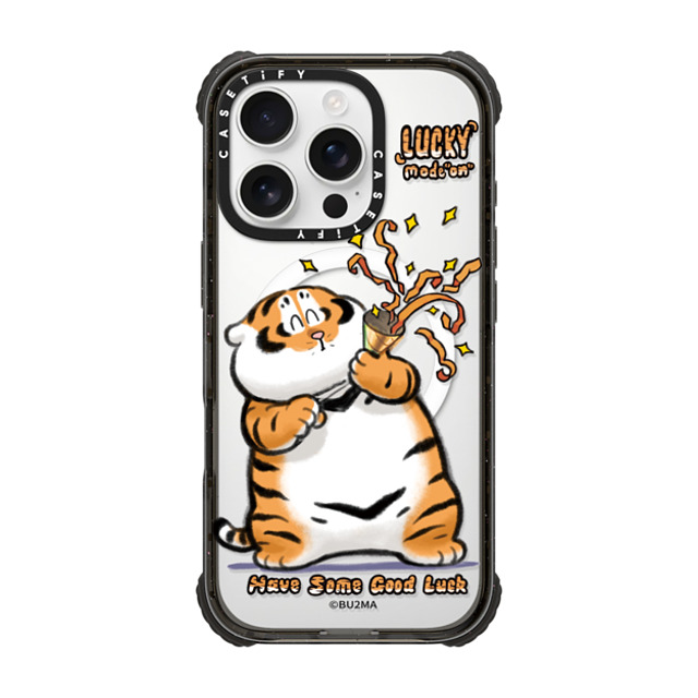 Bu2Ma x CASETiFY iPhone 16 Pro Case Black ウルトラ インパクトケース MagSafe 対応 Lucky mode on Bu2Ma x CASETiFY iPhone 16 Pro Case Black ウルトラ インパクトケース MagSafe 対応 Lucky mode on