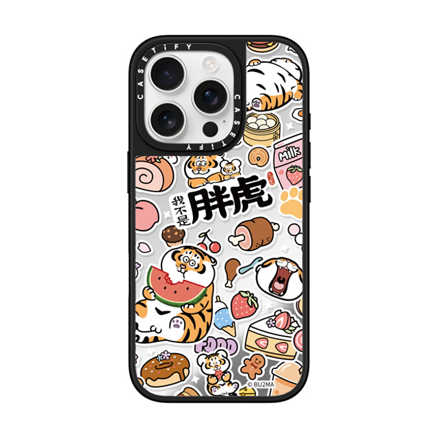 Bu2Ma x CASETiFY iPhone 16 Pro ケース Silver on Black ミラーケース MagSafe対応 Stuffing Up Father's Day Bu2Ma x CASETiFY iPhone 16 Pro ケース Silver on Black ミラーケース MagSafe対応 Stuffing Up Father's Day