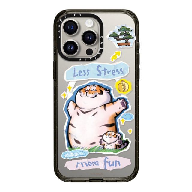 Bu2Ma x CASETiFY iPhone 15 Pro Max Case Black Impact Case MagSafe Compatible Less stress More fun Back to School Bu2Ma x CASETiFY iPhone 15 Pro Max Case Black Impact Case MagSafe Compatible Less stress More fun Back to School