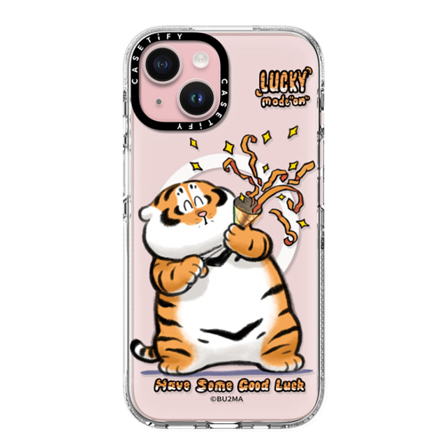 Bu2Ma x CASETiFY iPhone 15 ケース クリア クリア ケース MagSafe対応 Lucky mode on Back to School Bu2Ma x CASETiFY iPhone 15 ケース クリア クリア ケース MagSafe対応 Lucky mode on Back to School