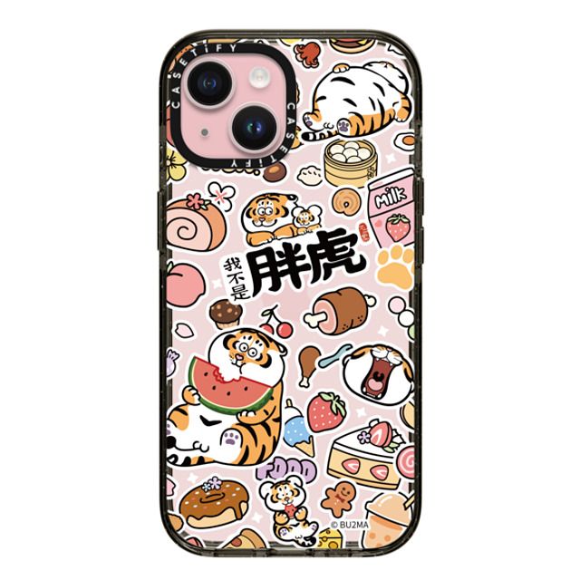 Bu2Ma x CASETiFY iPhone 15 Case Black インパクトケース Stuffing Up Mother's Day Bu2Ma x CASETiFY iPhone 15 Case Black インパクトケース Stuffing Up Mother's Day