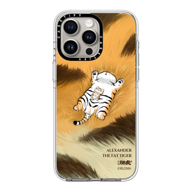 Bu2Ma x CASETiFY iPhone 15 Pro Max ケース クリア クリア ケース MagSafe対応 Father And Son Afternoon Nap BY BU2MA