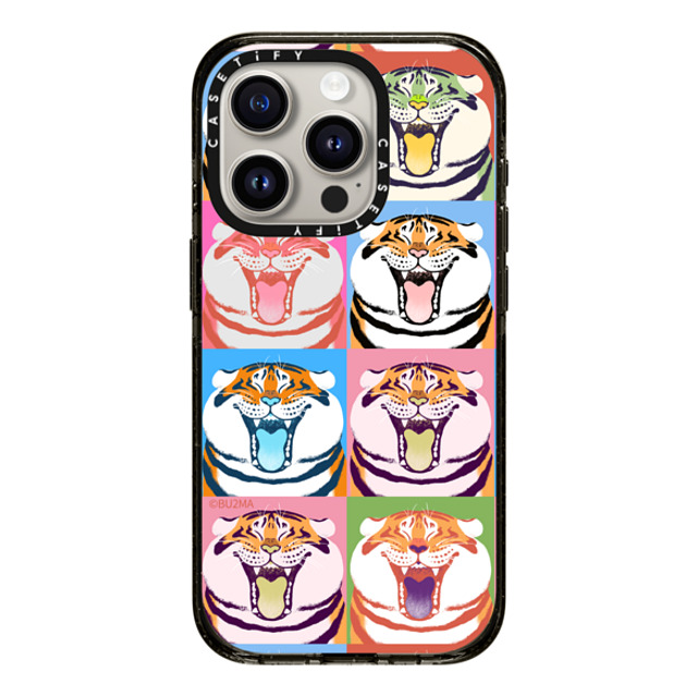 Bu2Ma x CASETiFY iPhone 15 Pro Case Tiger,Animal ブラック インパクトケース MagSafe対応 Flavor Alexander The Fat Tiger BY BU2MA Mother's Day Bu2Ma x CASETiFY iPhone 15 Pro Case Tiger,Animal ブラック インパクトケース MagSafe対応 Flavor Alexander The Fat Tiger BY BU2MA Mother's Day