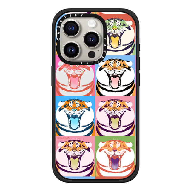 Bu2Ma x CASETiFY iPhone 15 Pro ケース Tiger,Animal マットブラック インパクトケース MagSafe対応 Flavor Alexander The Fat Tiger BY BU2MA Mother's Day Bu2Ma x CASETiFY iPhone 15 Pro ケース Tiger,Animal マットブラック インパクトケース MagSafe対応 Flavor Alexander The Fat Tiger BY BU2MA Mother's Day