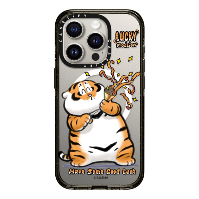 Bu2Ma x CASETiFY iPhone 15 Pro ケース ブラック インパクトケース MagSafe対応 Lucky mode on Back to School Bu2Ma x CASETiFY iPhone 15 Pro ケース ブラック インパクトケース MagSafe対応 Lucky mode on Back to School