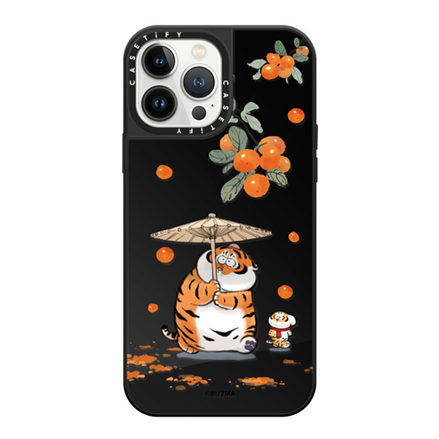 Bu2Ma x CASETiFY iPhone 13 Pro Max Case Tiger,Cartoon Black on Black ミラーケース MagSafe対応 Everything Goes as Wished by bu2ma Mother's Day Bu2Ma x CASETiFY iPhone 13 Pro Max Case Tiger,Cartoon Black on Black ミラーケース MagSafe対応 Everything Goes as Wished by bu2ma Mother's Day