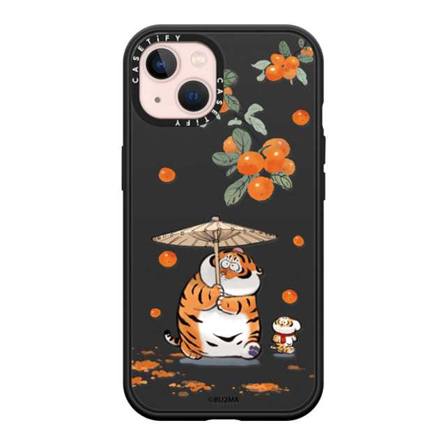 Bu2Ma x CASETiFY iPhone 13 ケース マットブラック インパクトケース MagSafe対応 Everything Goes as Wished by bu2ma