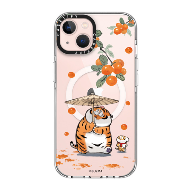 Bu2Ma x CASETiFY iPhone 13 ケース クリア クリア ケース MagSafe対応 Everything Goes as Wished by bu2ma