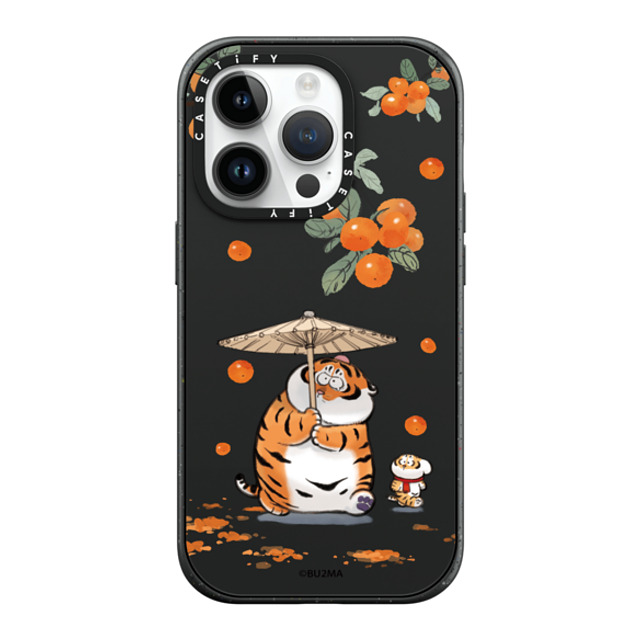 Bu2Ma x CASETiFY iPhone 14 Pro ケース マットブラック インパクトケース MagSafe対応 Everything Goes as Wished by bu2ma