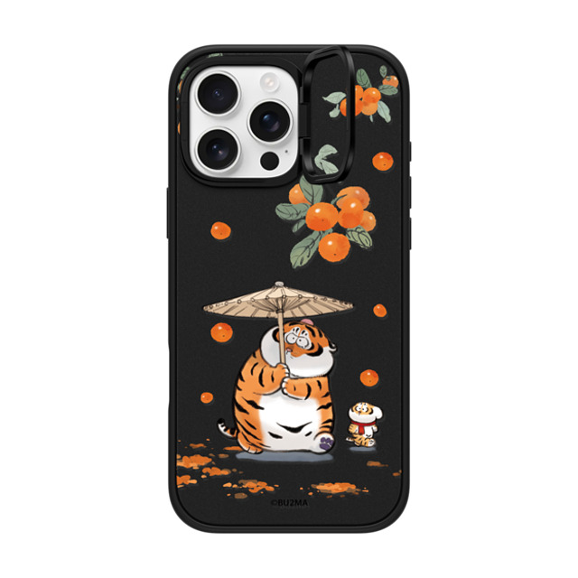 Bu2Ma x CASETiFY iPhone 16 Pro Max ケース マットブラック インパクトリングスタンドケース MagSafe対応 Everything Goes as Wished by bu2ma