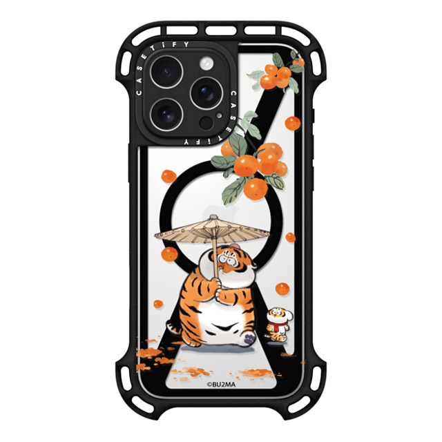 Bu2Ma x CASETiFY iPhone 16 Pro Max ケース ブラック ウルトラ バウンスケース MagSafe対応 Everything Goes as Wished by bu2ma