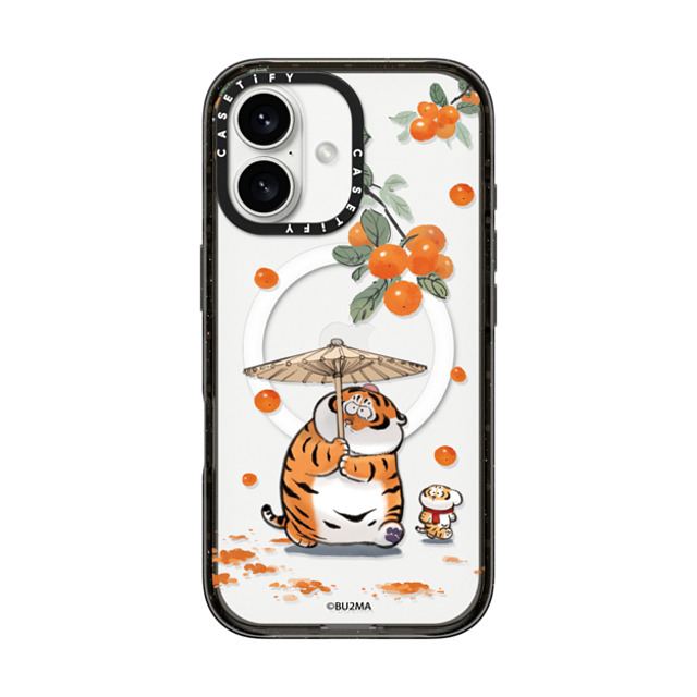 Bu2Ma x CASETiFY iPhone 16 ケース ブラック インパクトケース MagSafe対応 Everything Goes as Wished by bu2ma