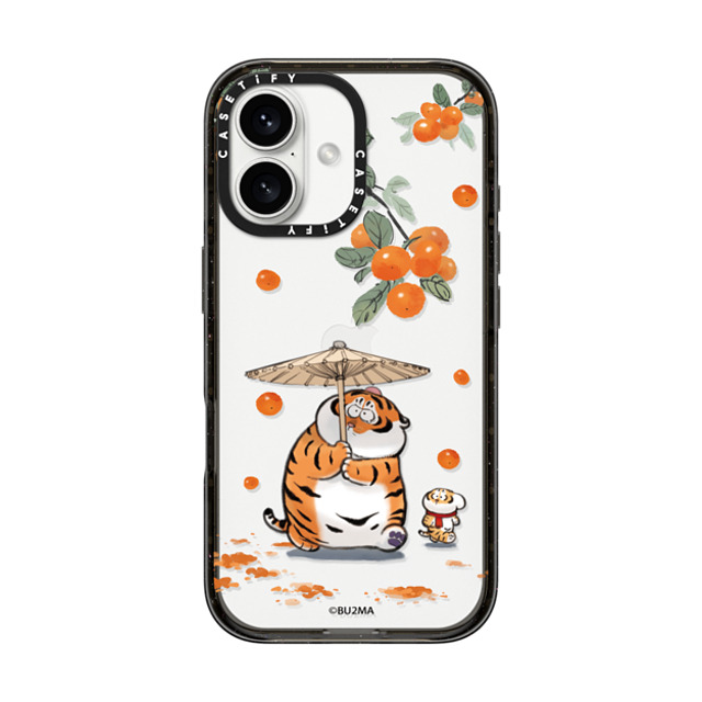 Bu2Ma x CASETiFY iPhone 16 ケース ブラック インパクトケース Everything Goes as Wished by bu2ma