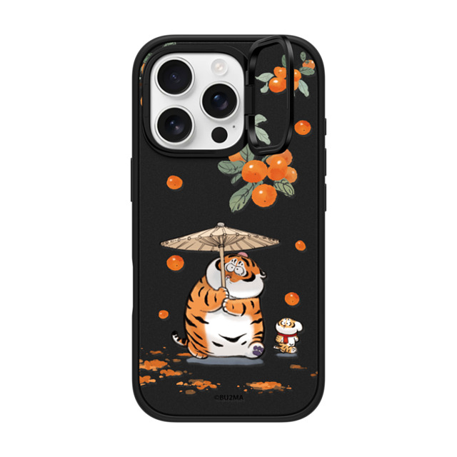 Bu2Ma x CASETiFY iPhone 16 Pro ケース マットブラック インパクトリングスタンドケース MagSafe対応 Everything Goes as Wished by bu2ma