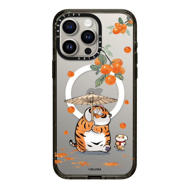 Bu2Ma x CASETiFY iPhone 15 Pro Max ケース ブラック インパクトケース MagSafe対応 Everything Goes as Wished by bu2ma