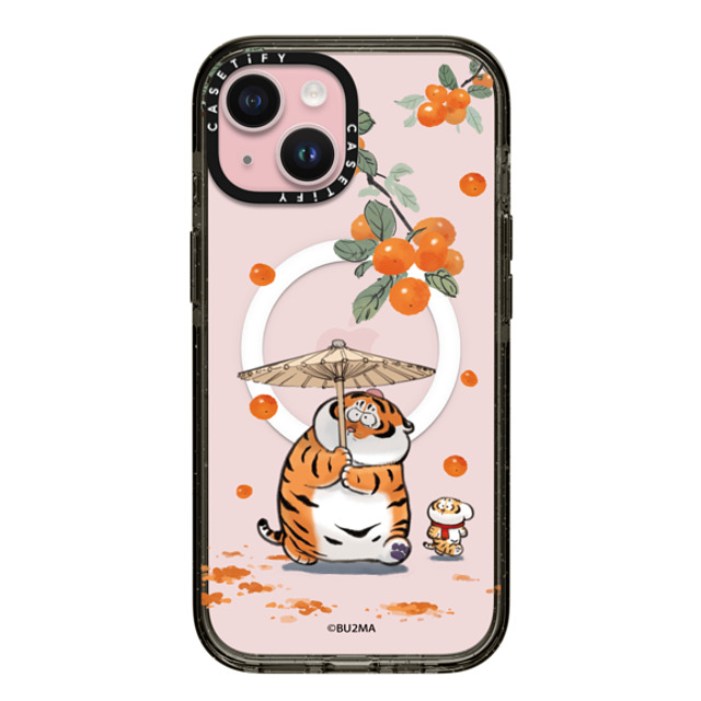 Bu2Ma x CASETiFY iPhone 15 Case Tiger,Cartoon ブラック インパクトケース MagSafe対応 Everything Goes as Wished by bu2ma Mother's Day Bu2Ma x CASETiFY iPhone 15 Case Tiger,Cartoon ブラック インパクトケース MagSafe対応 Everything Goes as Wished by bu2ma Mother's Day