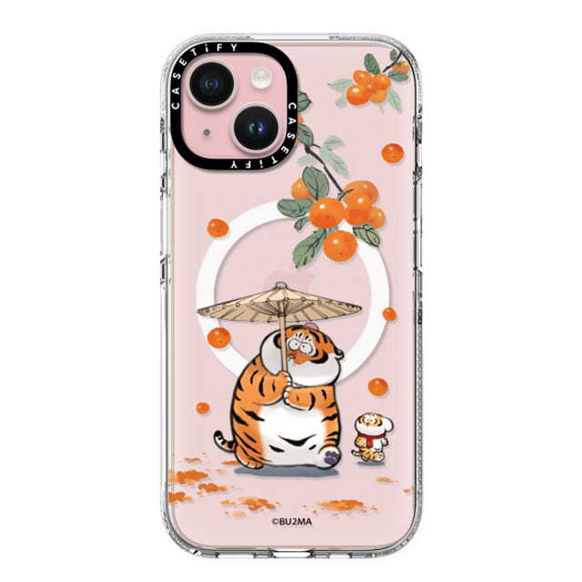 Bu2Ma x CASETiFY iPhone 15 ケース クリア クリア ケース MagSafe対応 Everything Goes as Wished by bu2ma