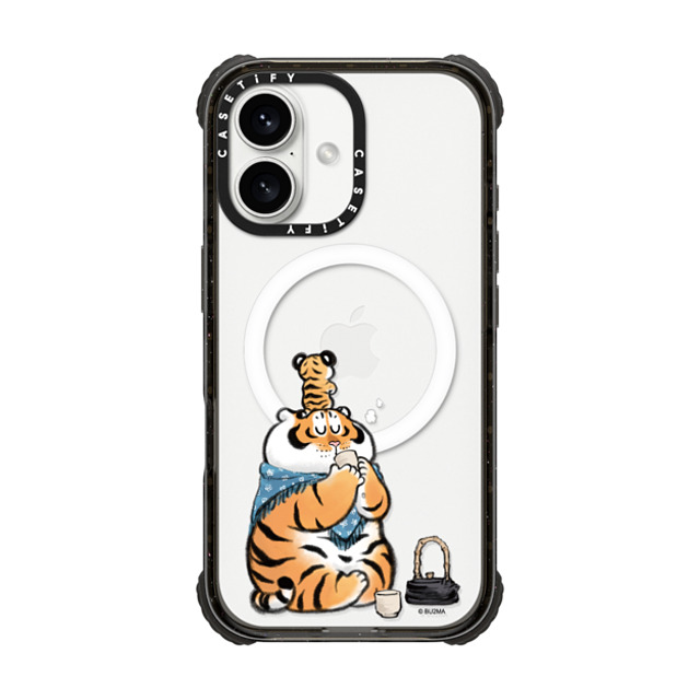 Bu2Ma x CASETiFY iPhone 16 Case Black ウルトラ インパクトケース MagSafe 対応 White Dew by Bu2ma Bu2Ma x CASETiFY iPhone 16 Case Black ウルトラ インパクトケース MagSafe 対応 White Dew by Bu2ma