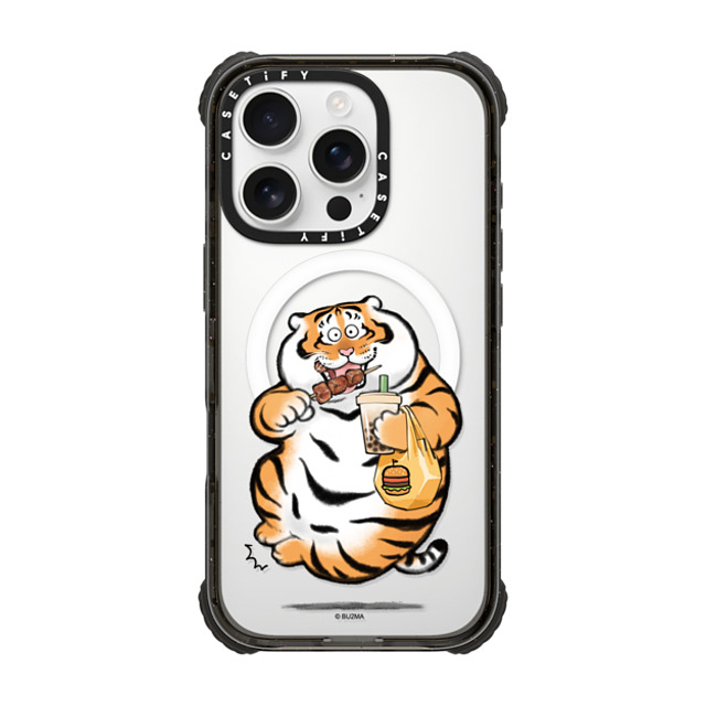 Bu2Ma x CASETiFY iPhone 16 Pro Case Black ウルトラ インパクトケース MagSafe 対応 Fat And Happy by Bu2ma Bu2Ma x CASETiFY iPhone 16 Pro Case Black ウルトラ インパクトケース MagSafe 対応 Fat And Happy by Bu2ma
