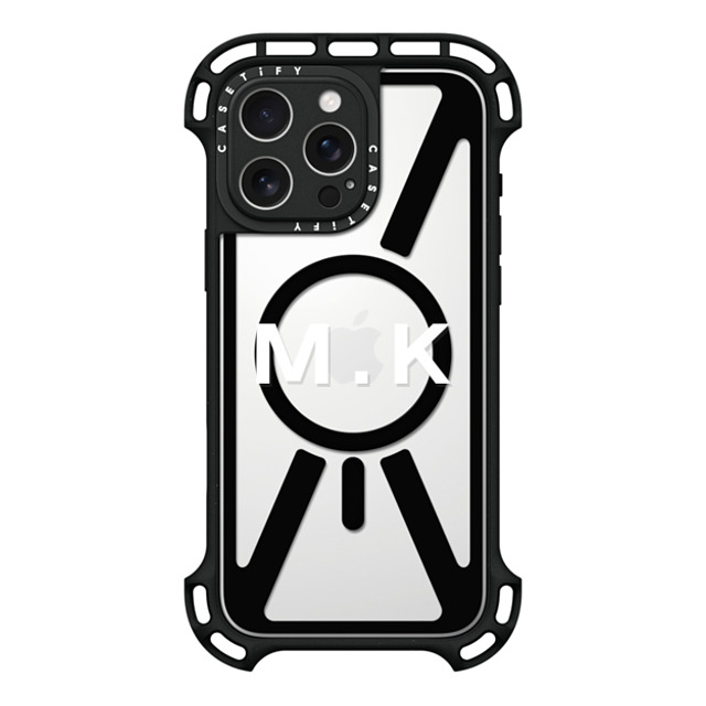 CASETiFY iPhone 16 Pro Max Case Black ウルトラ バウンスケース MagSafe対応 Custom Case - m. k CASETiFY iPhone 16 Pro Max Case Black ウルトラ バウンスケース MagSafe対応 Custom Case - m. k