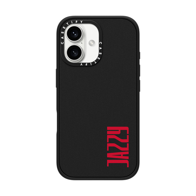 CASETiFY iPhone 16 Case Matte Black Impact Case MagSafe Compatible Custom Case - jazzy CASETiFY iPhone 16 Case Matte Black Impact Case MagSafe Compatible Custom Case - jazzy