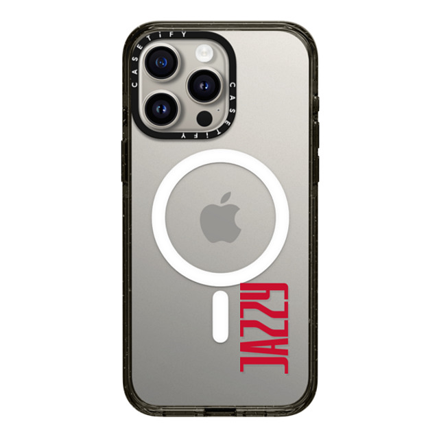 CASETiFY iPhone 15 Pro Max Case Black Impact Case MagSafe Compatible Custom Case - jazzy CASETiFY iPhone 15 Pro Max Case Black Impact Case MagSafe Compatible Custom Case - jazzy
