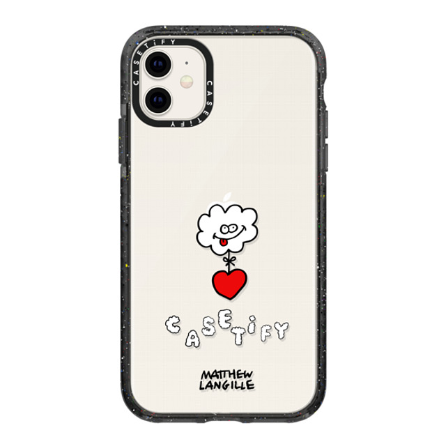 Matthew Langille x CASETiFY iPhone 11 ケース Pop Art ブラック インパクトケース Cloud Back to School Matthew Langille x CASETiFY iPhone 11 ケース Pop Art ブラック インパクトケース Cloud Back to School