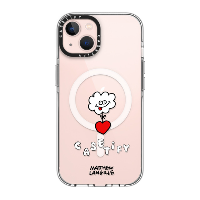 Matthew Langille x CASETiFY iPhone 13 Case Pop Art クリア クリア ケース MagSafe対応 Cloud Mother's Day Matthew Langille x CASETiFY iPhone 13 Case Pop Art クリア クリア ケース MagSafe対応 Cloud Mother's Day