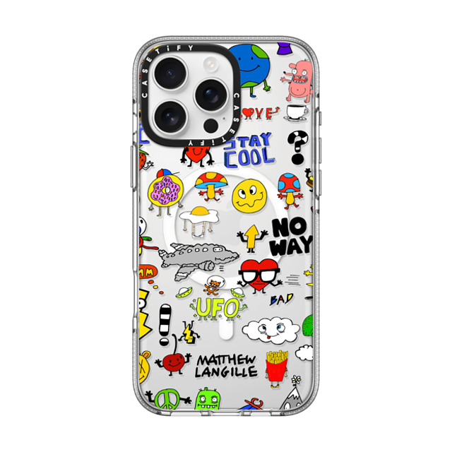 Matthew Langille x CASETiFY iPhone 16 Pro Max Case Pop Art Clear Clear Case MagSafe Compatible Characters Mother's Day Matthew Langille x CASETiFY iPhone 16 Pro Max Case Pop Art Clear Clear Case MagSafe Compatible Characters Mother's Day